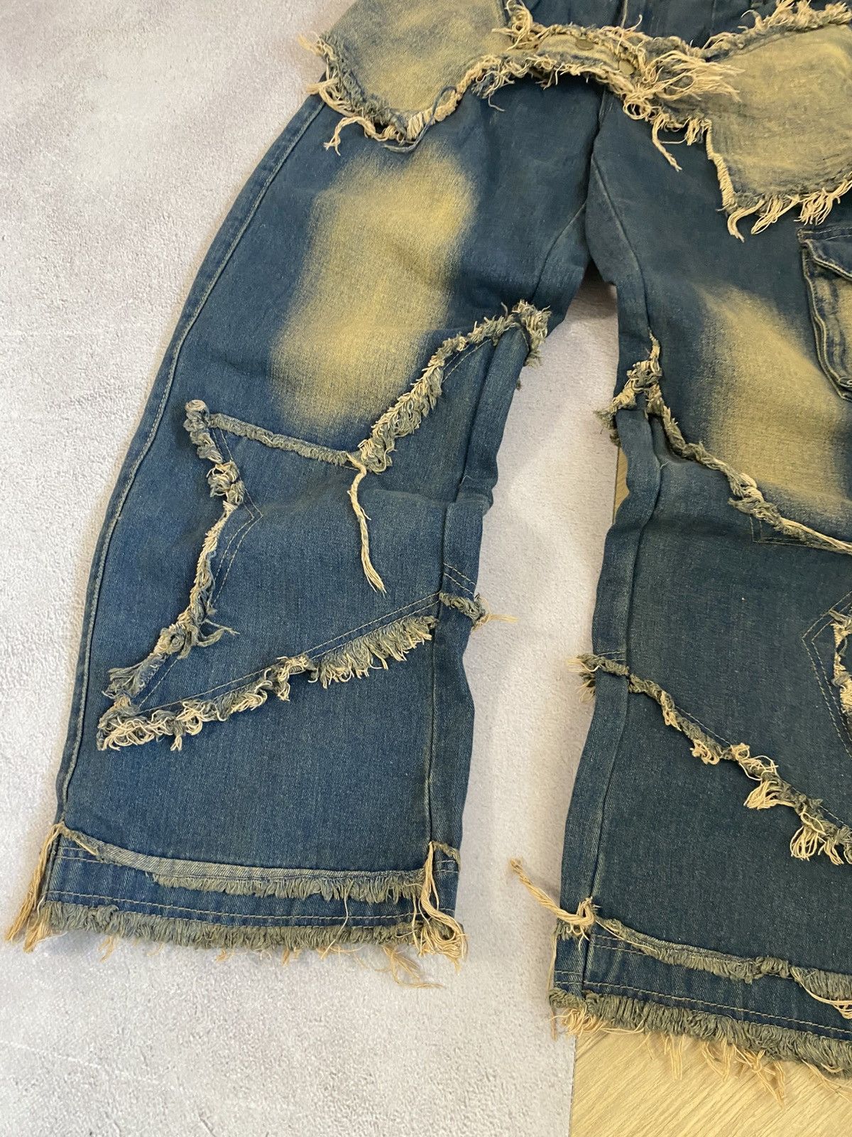 Japanese Brand × Vintage Japanese Baggy Tornado Mart style y2k Pants Jeans Size US 32 / EU 48 - 2 Thumbnail