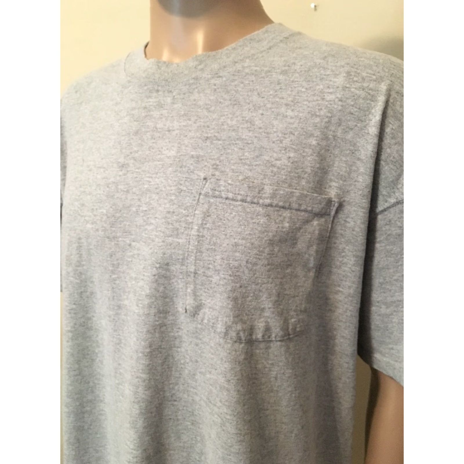 Vintage VINTAGE 90s DAC Athletic Club Pocket T Shirt Gray USA Made Size XL Athletic Wear Shirt Mens 90s Size US XL / EU 56 / 4 - 4 Thumbnail