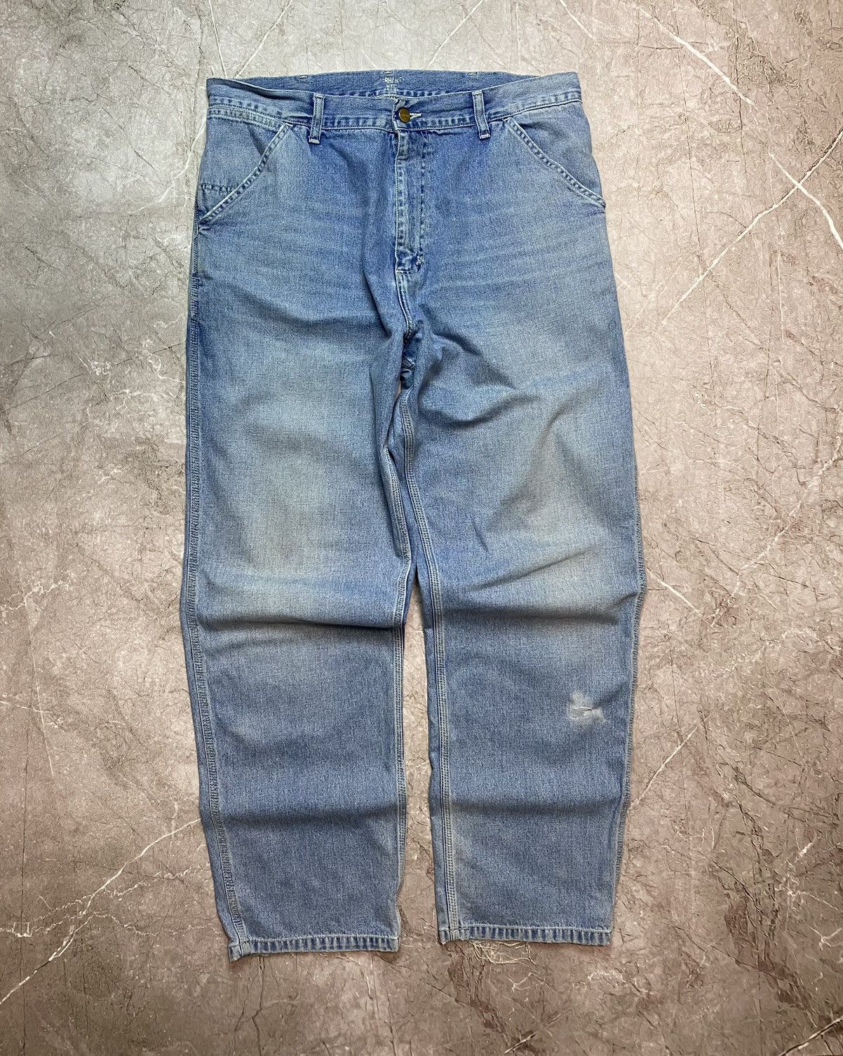 Carhartt × Carhartt Wip Carhartt Straight Jeans Simple Pant 34/32 Workwear Size US 34 / EU 50 - 7 Thumbnail