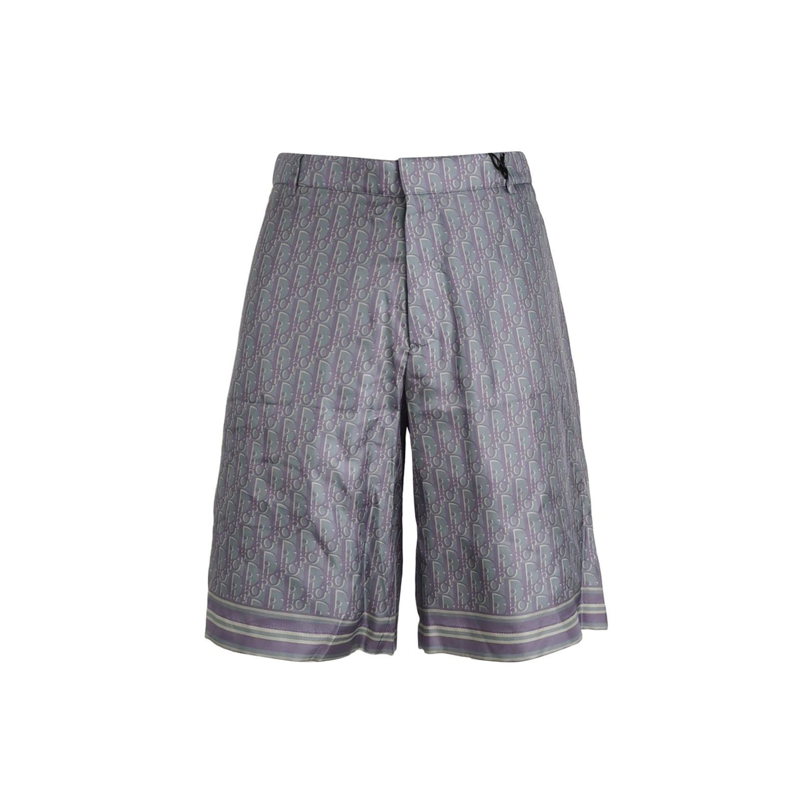 Dior Dior Oblique Silk Shorts US 28 Size US 28 / EU 44 - 1 Thumbnail