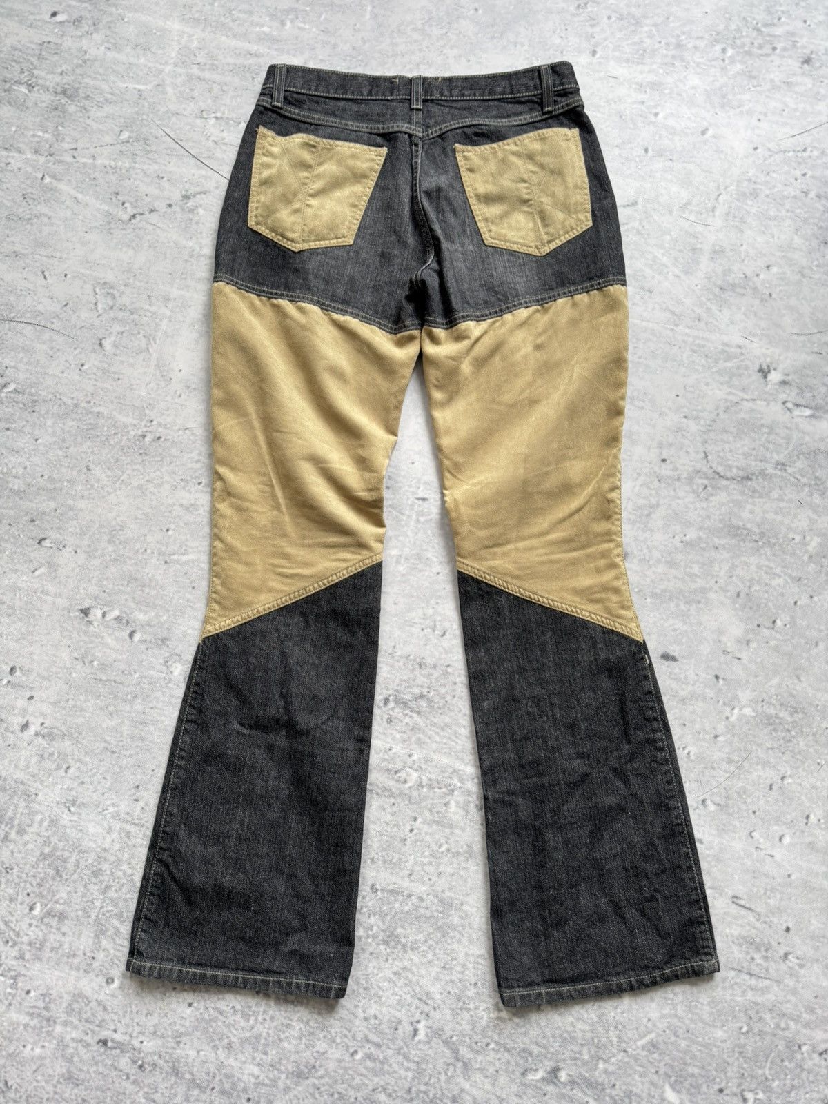 Japanese Brand Melvin Kymenty Japanese style avant-garde jeans rare pants Size 32" / US 10 / IT 46 - 2 Thumbnail