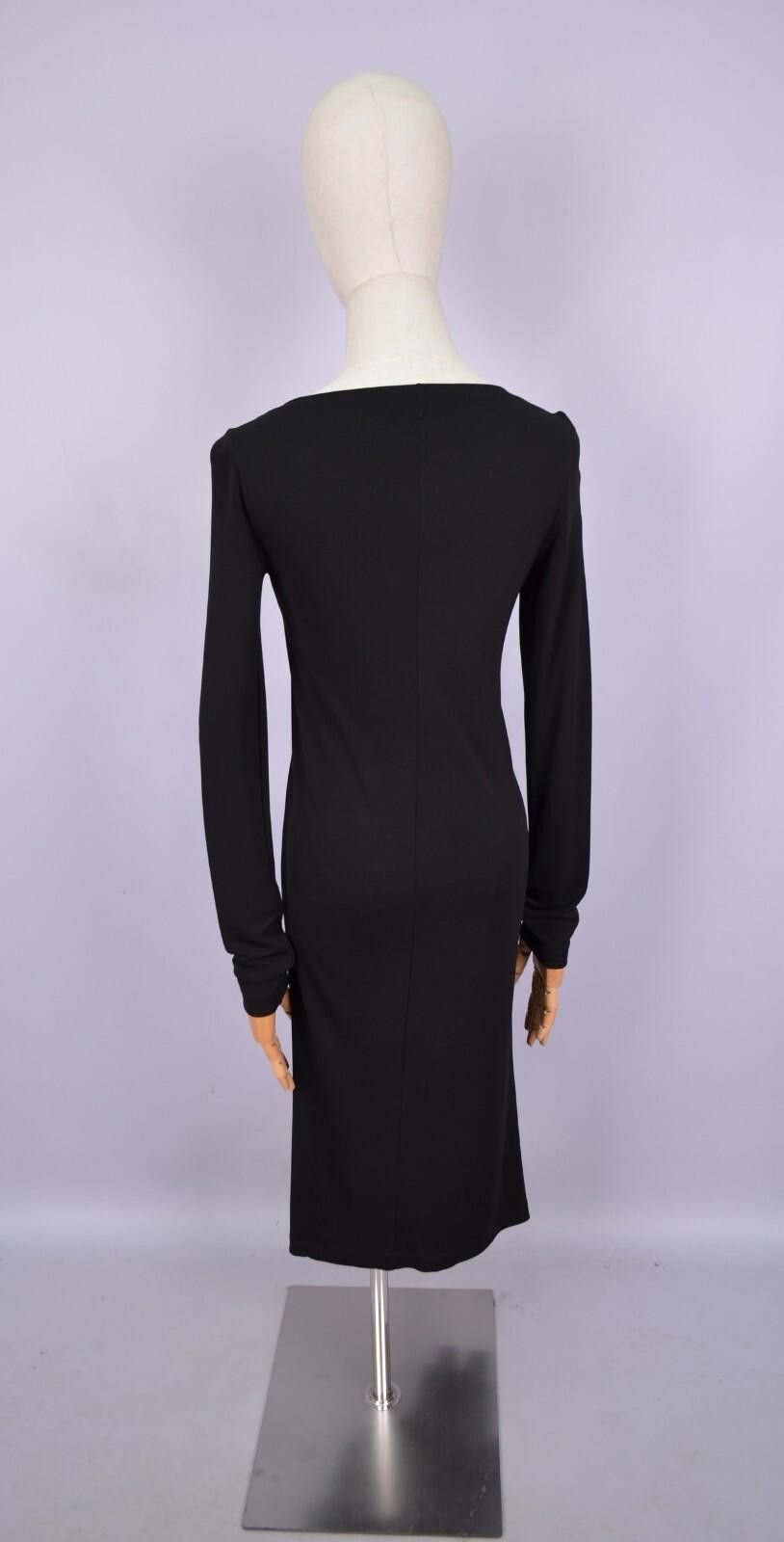 Louis Vuitton Louis Vuitton Black Knee Length Viscose Dress Size 40 US8 Size M / US 6-8 / IT 42-44 - 6 Thumbnail