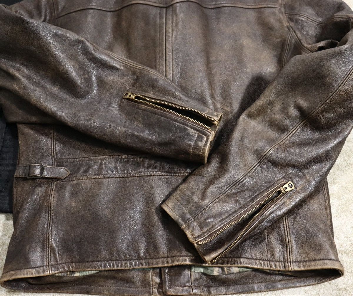 Ralph Lauren Double RL/RRL 24ss Leather Moto Jacket，size M Size US M / EU 48-50 / 2 - 6 Thumbnail