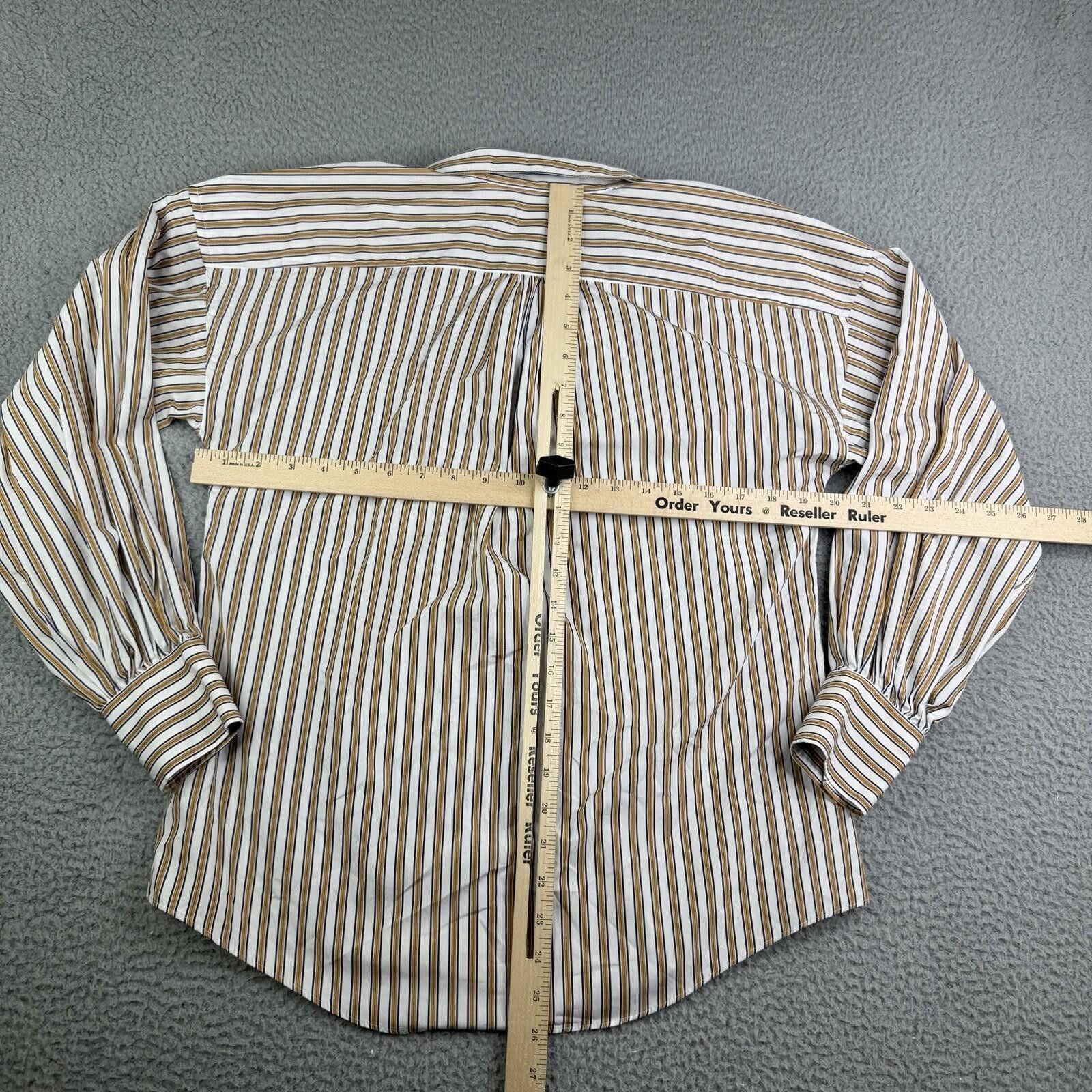 Other Ann Mashburn Cotton Striped Front Collared Shirt Women's S Size S / US 4 / IT 40 - 9 Thumbnail