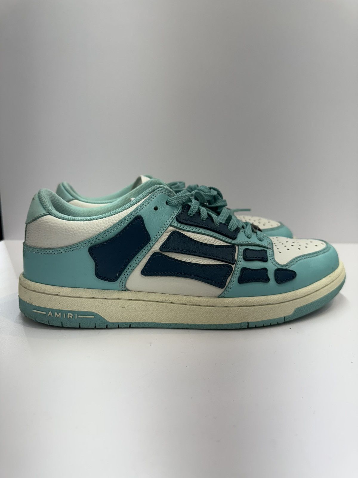 Amiri Amiri Skeleton Blue Gradient Low Top Sneaker Size US 9 / EU 42 - 3 Thumbnail