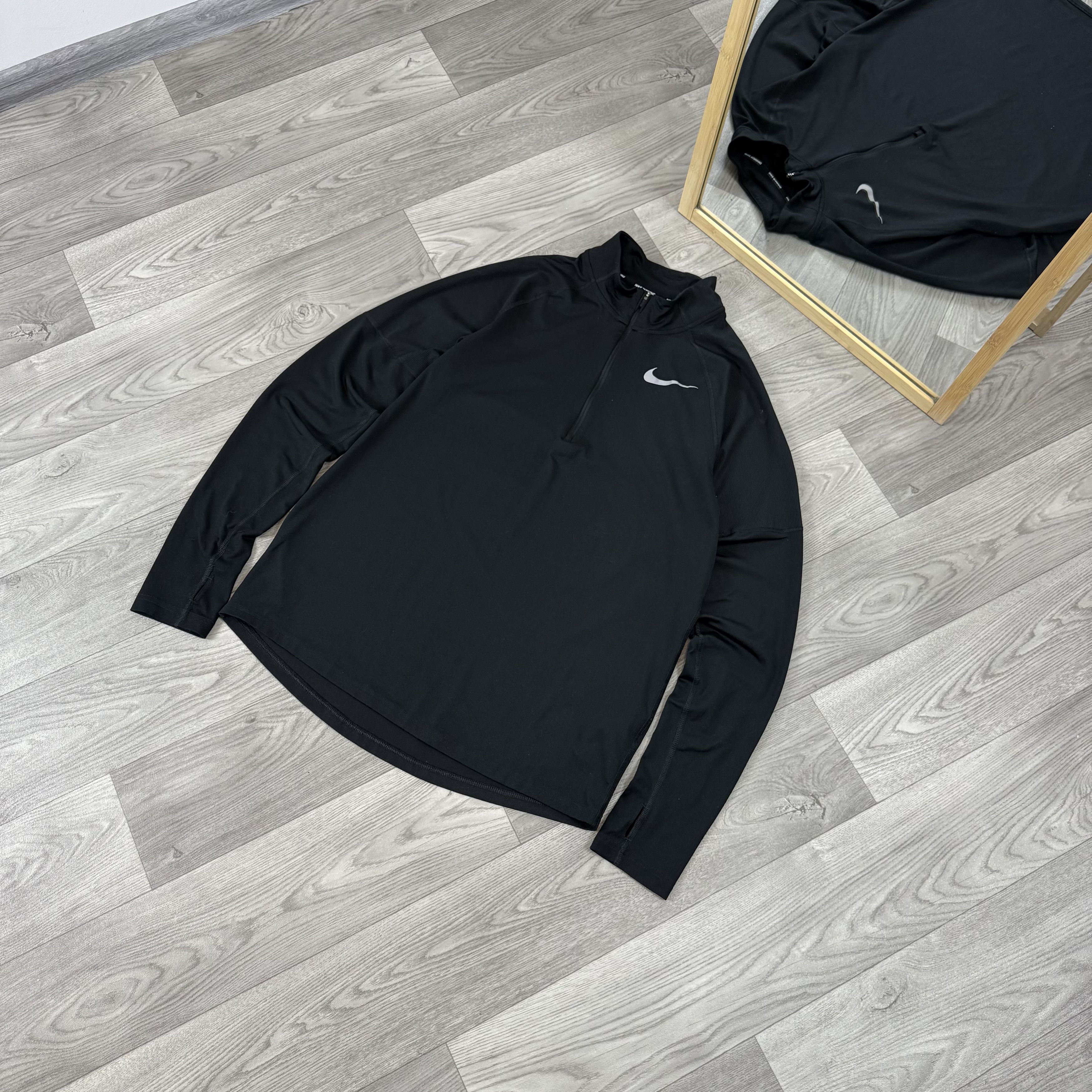 Nike Nike Running 1/4 Zip Long Sleeve Rashguard Sweater Shrit Size US M / EU 48-50 / 2 - 3 Thumbnail
