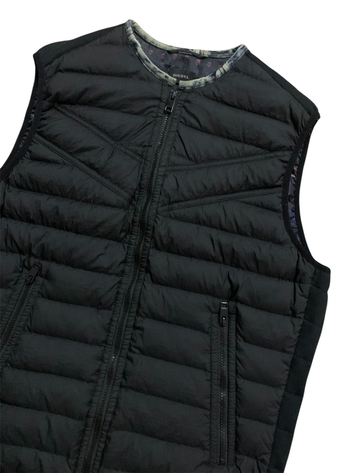 Diesel 💥Vtg Diesel Down Zipper Vest Jacket Size US L / EU 52-54 / 3 - 2 Thumbnail