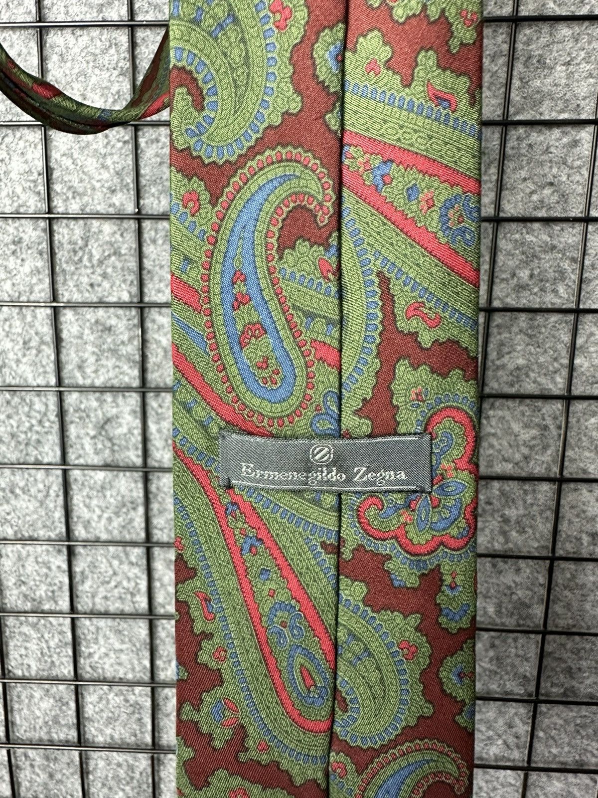 Ermenegildo Zegna Ermenegildo Zegna Vintage Paisley Pattern Silk Tie Size OS Size ONE SIZE - 4 Thumbnail