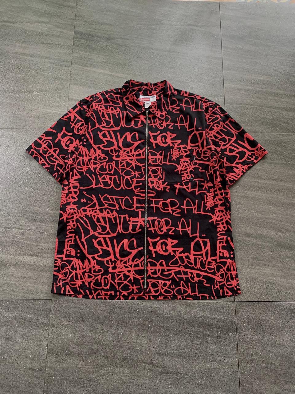 Comme des Garcons SHIRT × Supreme Cdg x Supreme Graffiti Zip Up