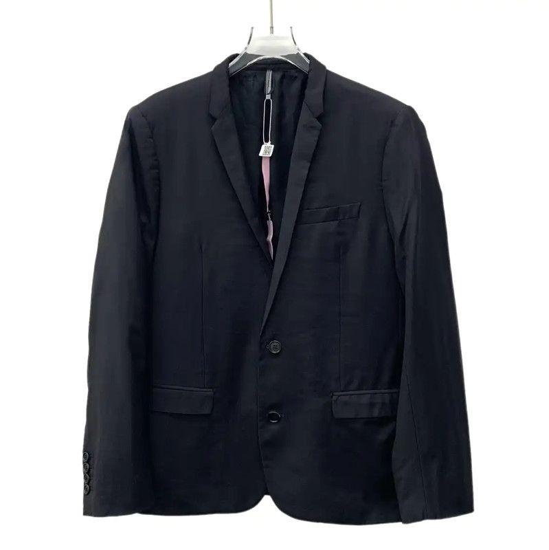 Dior Dior Black Wool Men's Blazer Jacket 0089 Size US M / EU 48-50 / 2 - 1 Thumbnail
