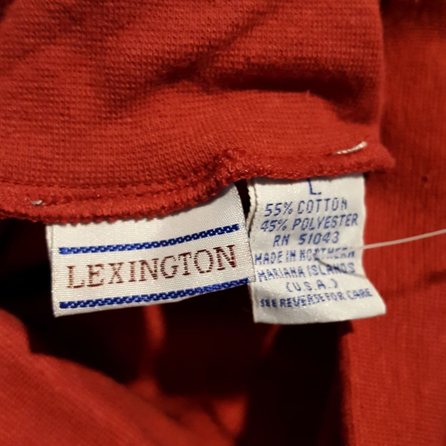 Vintage VINTAGE Y2K Preppy Red Mock Neck T-Shirt Top Women L Long Sleeve Casual Shirt Size L / US 10 / IT 46 - 5 Thumbnail