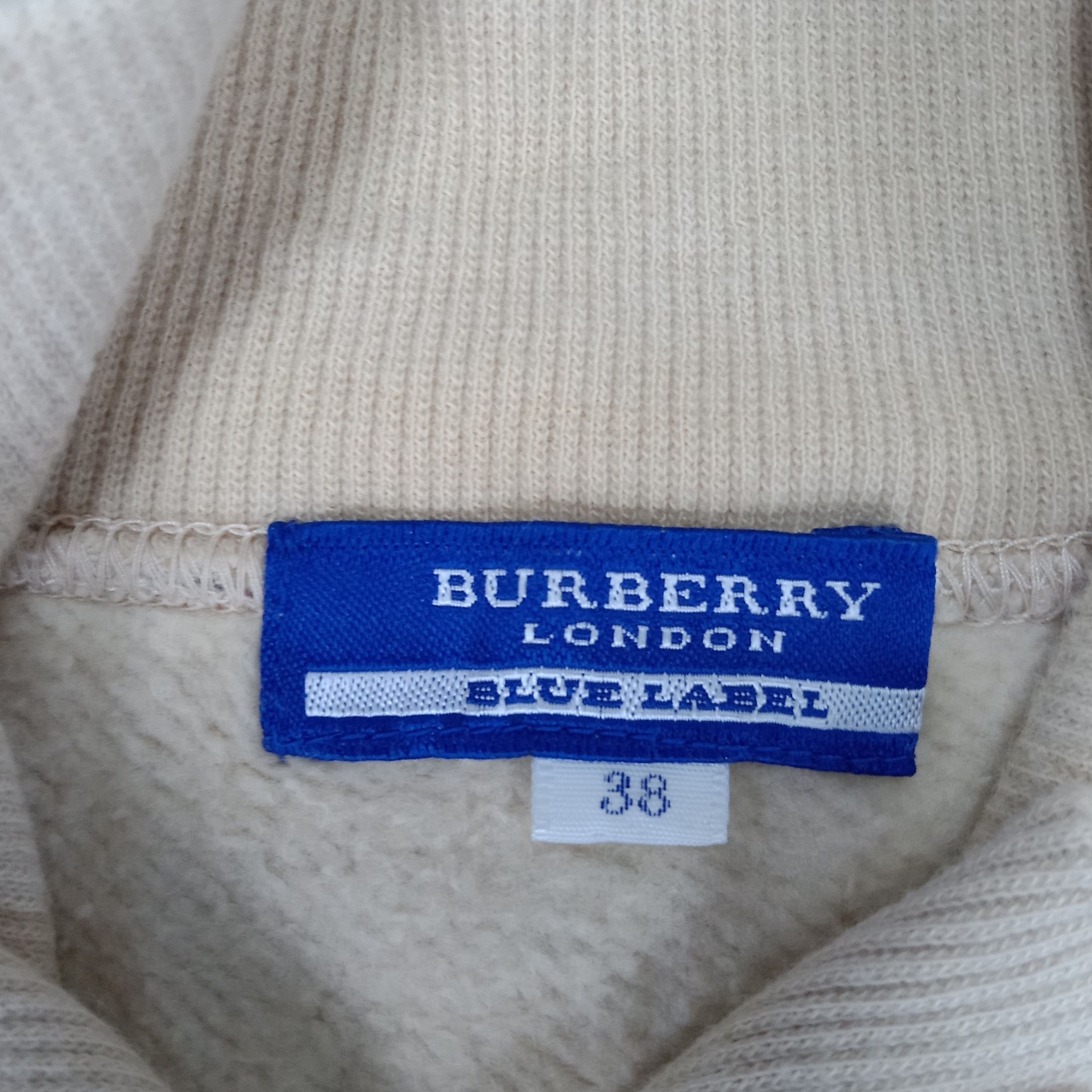 Burberry × Vintage Burberry London Nova Check Blue Label Sweater Size XS / US 0-2 / IT 36-38 - 3 Thumbnail