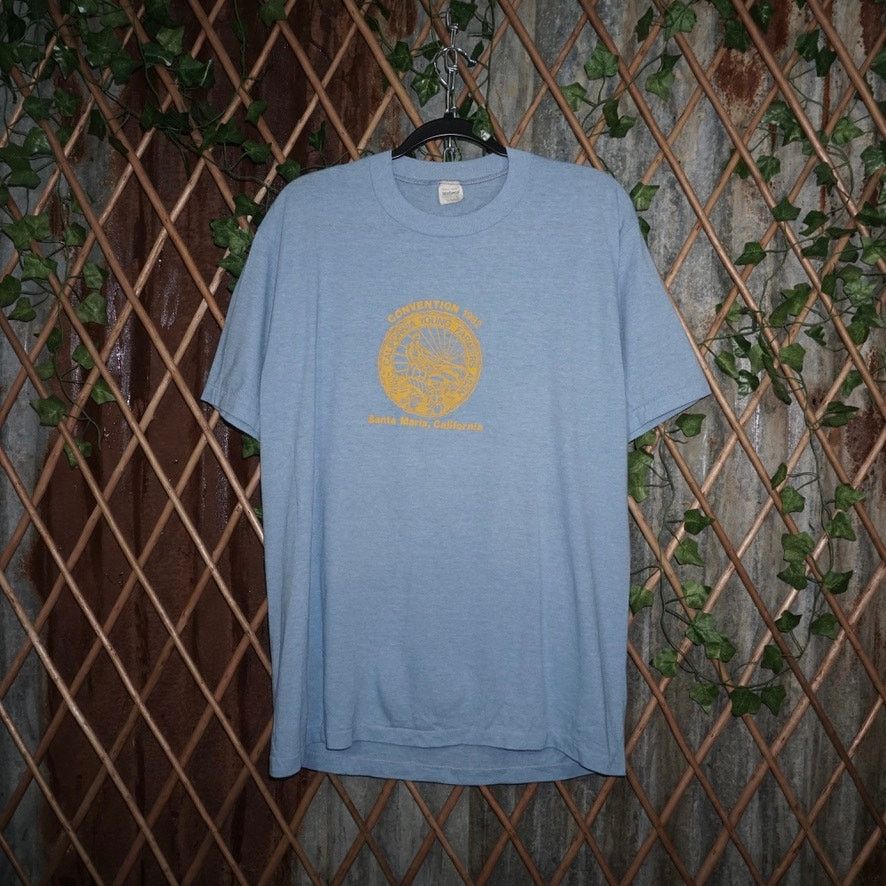 Vintage XL - Vintage Y2K 1982 Santa Maria farmers convention t-shirt Size US XL / EU 56 / 4 - 1 Thumbnail
