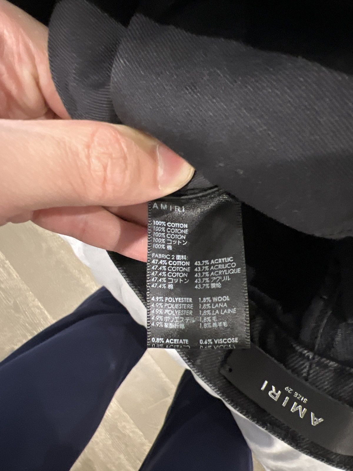 Amiri double Knee pants