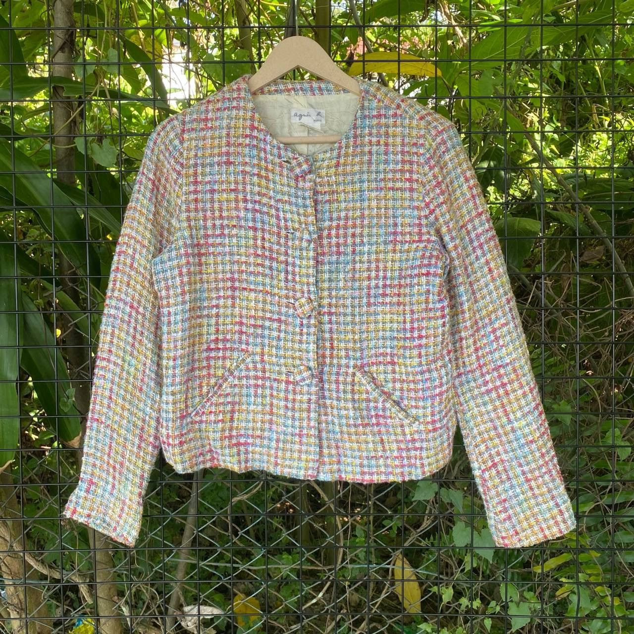 Aran Isles Knitwear × agnes b. Vtg Agnes b Knitted Cardigan Size 2 Size S / US 4 / IT 40 - 1 Thumbnail