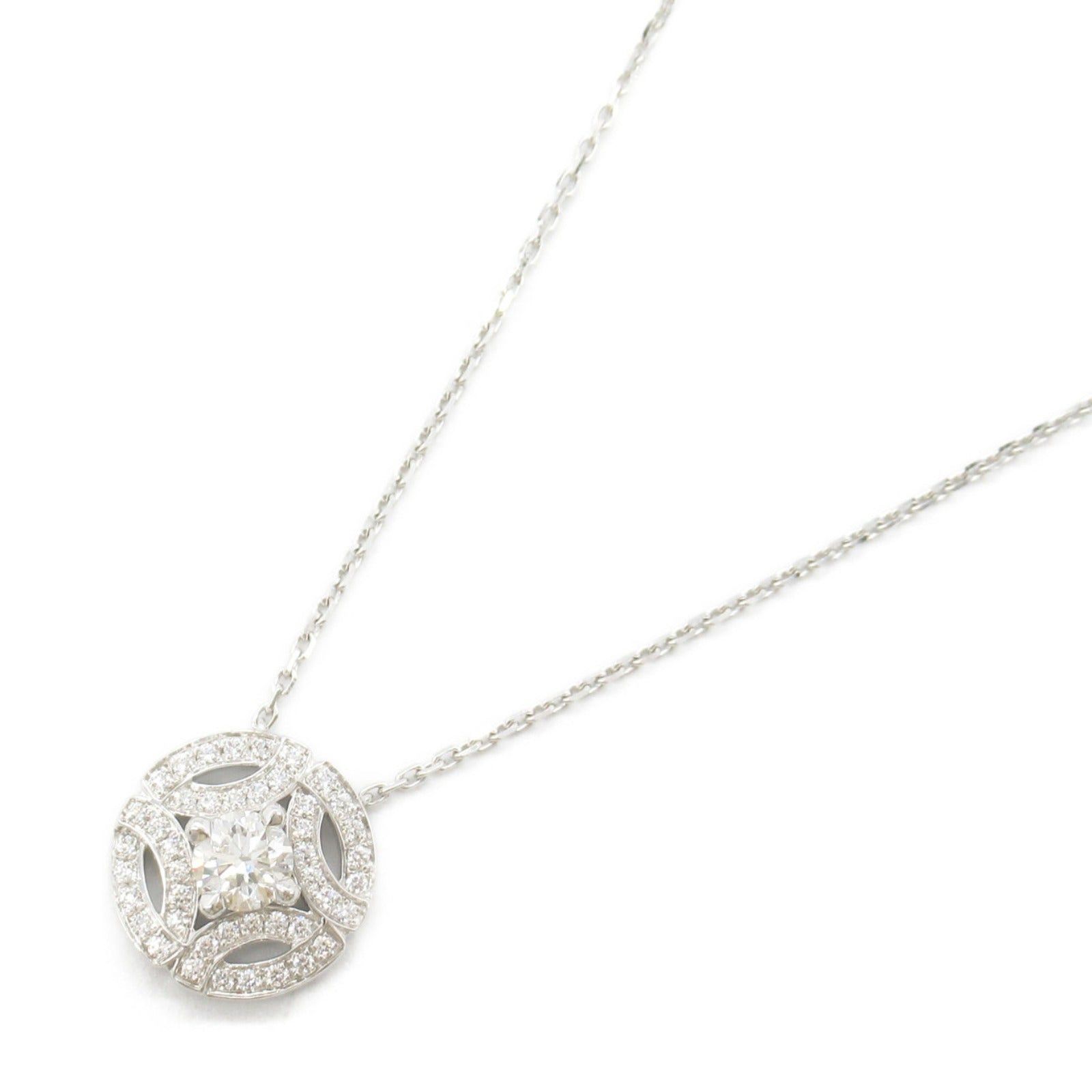 Cartier Cartier Gallantry Necklace Diamond K18Wg (White Gold) Clear Size ONE SIZE - 1 Thumbnail