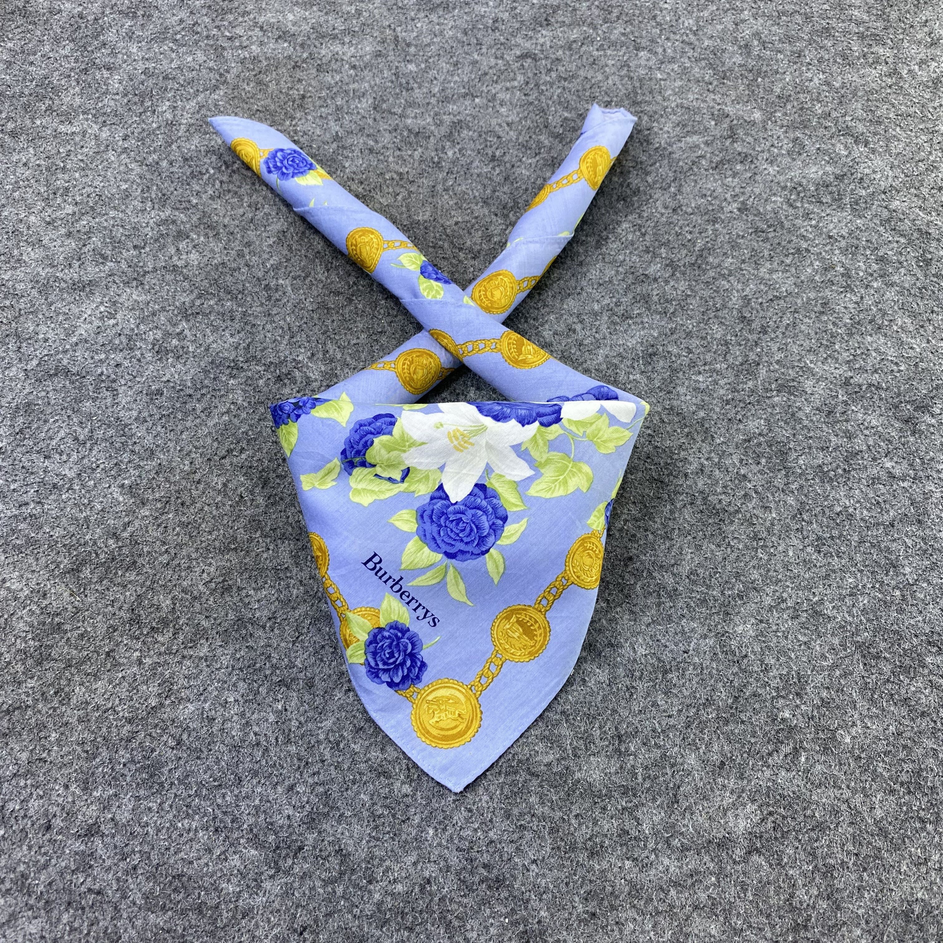 Burberry Vintage Burberrys Handkerchief Neckerchief Bandana-B2057 Size ONE SIZE - 2 Thumbnail