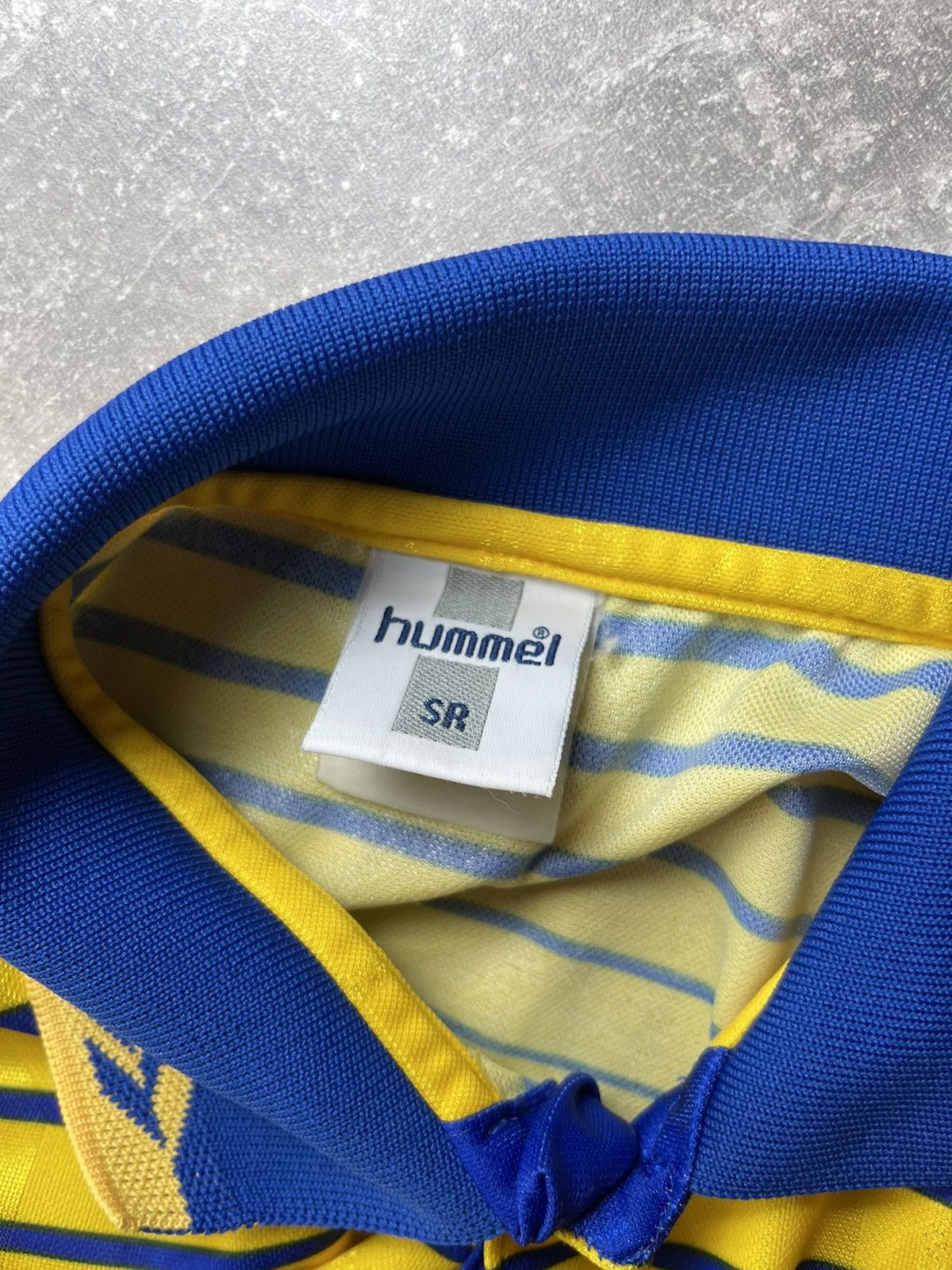 Hummel Vintage Hummel Football Jersey Yellow Long Sleeve 80s Retro Size US M / EU 48-50 / 2 - 12 Thumbnail