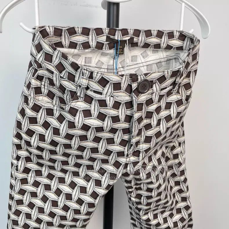 Louis Vuitton Louis Vuitton Three-flower embroidered full logo trousers Size US 34 / EU 50 - 3 Thumbnail