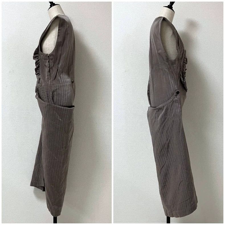 Comme des Garcons Comme des Garcons Grey vintage lace design dress Size M / US 6-8 / IT 42-44 - 4 Thumbnail