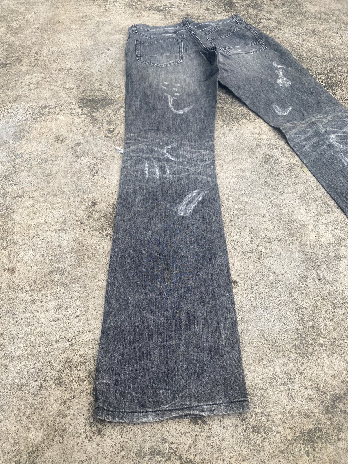 Japanese Brand × Le Grande Bleu (L.G.B.) Flare Jeans MkHomme Distressed Bootcut Size US 30 / EU 46 - 13 Thumbnail