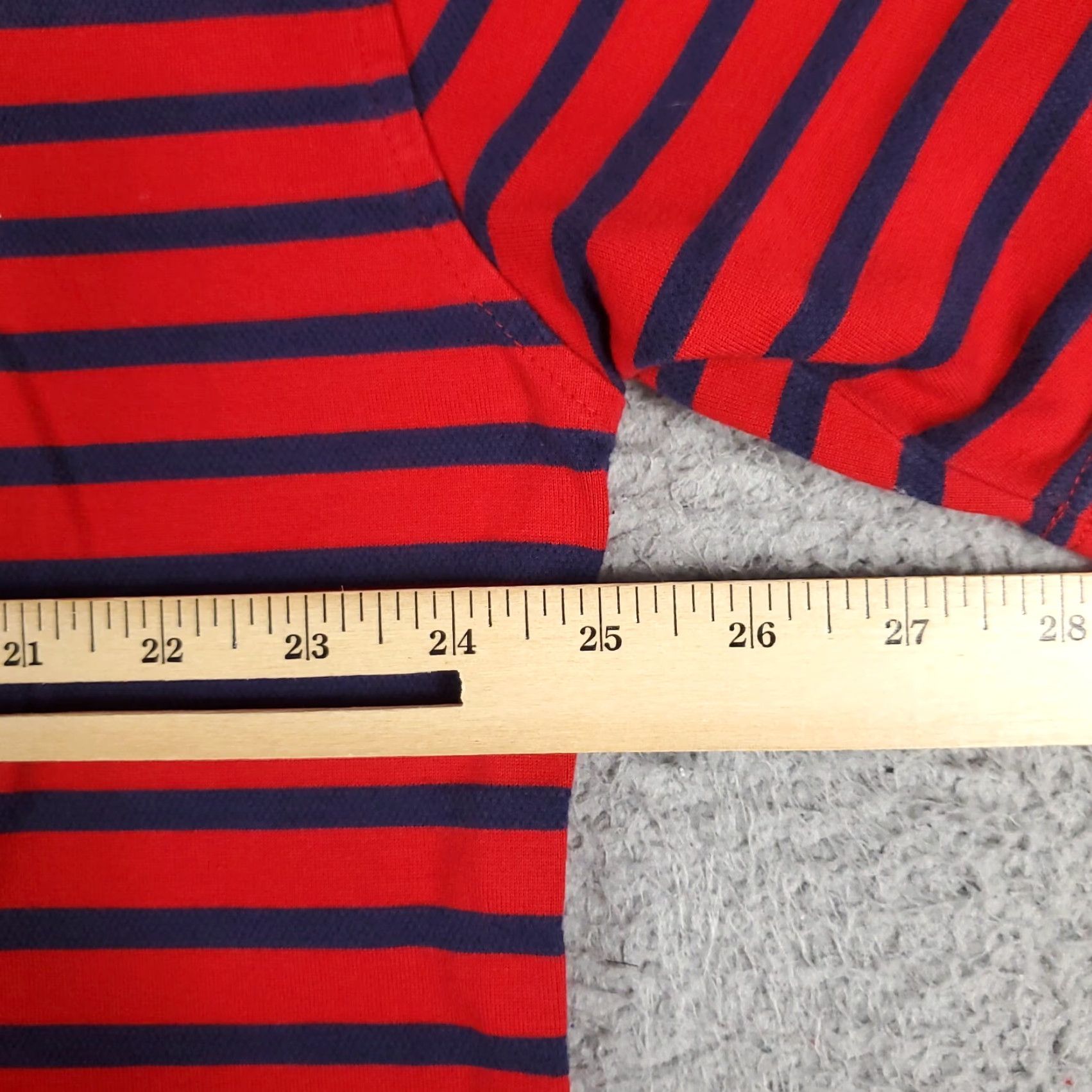 Tommy Hilfiger Tommy Hilfiger Polo Shirt 2XL Red Blue Striped Casual Short Sleeve Mens Size US XXL / EU 58 / 5 - 5 Thumbnail