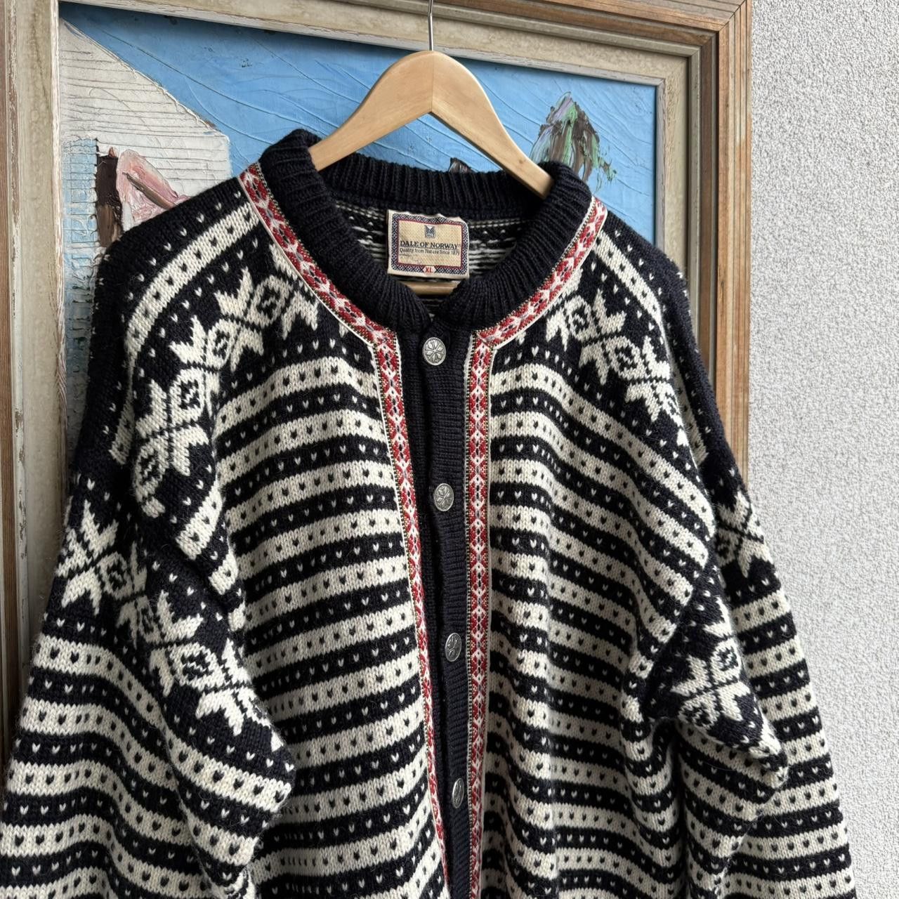Dale Of Norway Dale of Norway Pure Wool Jumper Black Knitted Size US XL / EU 56 / 4 - 4 Thumbnail