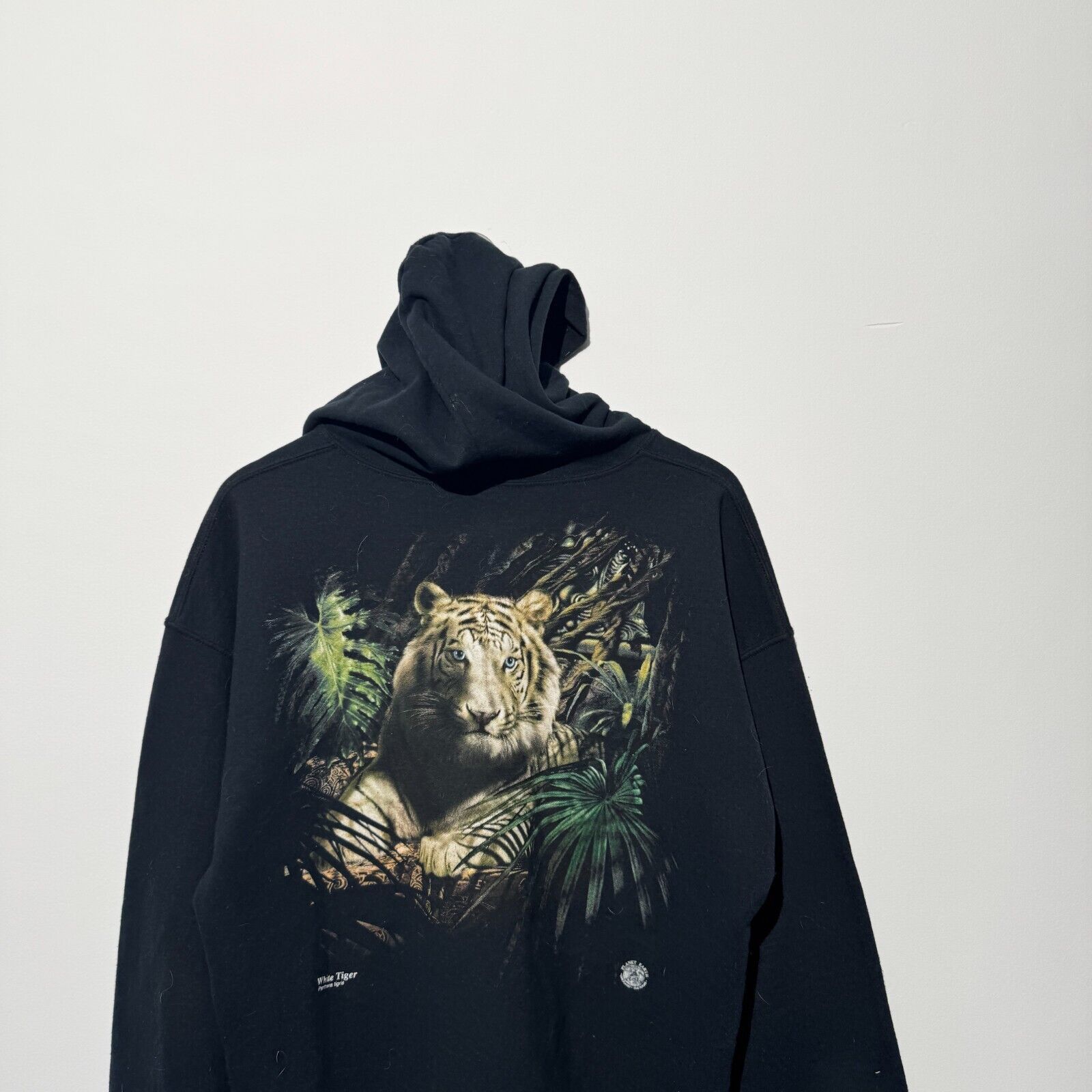 Vintage Vintage Unisex Black Cotton Zip Hoodie Size L Size US L / EU 52-54 / 3 - 2 Thumbnail