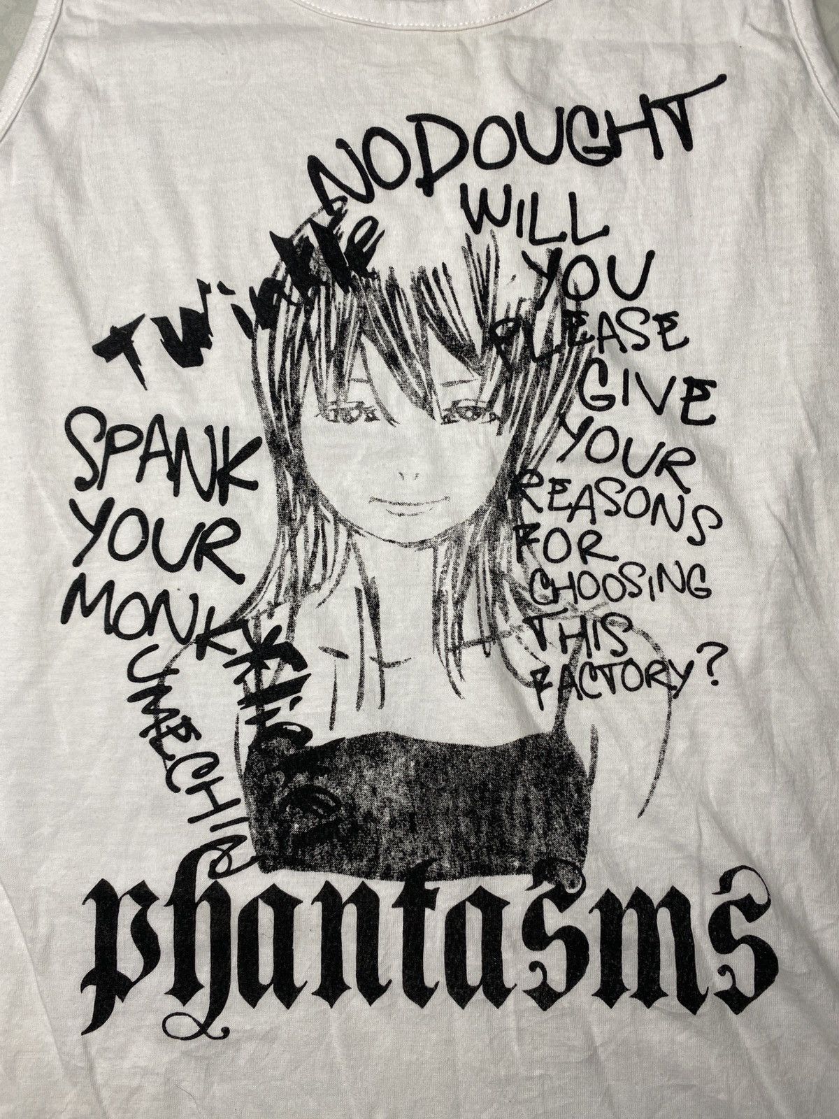 Hysteric Glamour × If Six Was Nine × Japanese Brand 2000's Beleone Punk Girl Phantasm Tanktop Size US S / EU 44-46 / 1 - 3 Thumbnail
