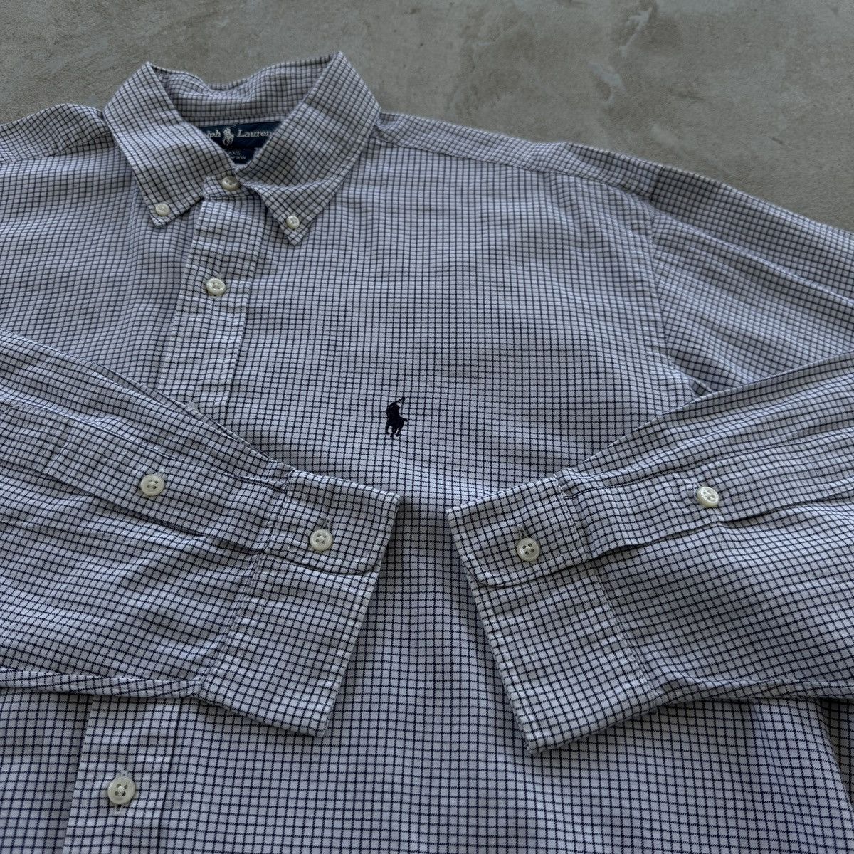 Polo Ralph Lauren × Vintage Vintage 90s Polo Ralph Lauren Button Ups Shirt Blake Size L Size US L / EU 52-54 / 3 - 4 Thumbnail