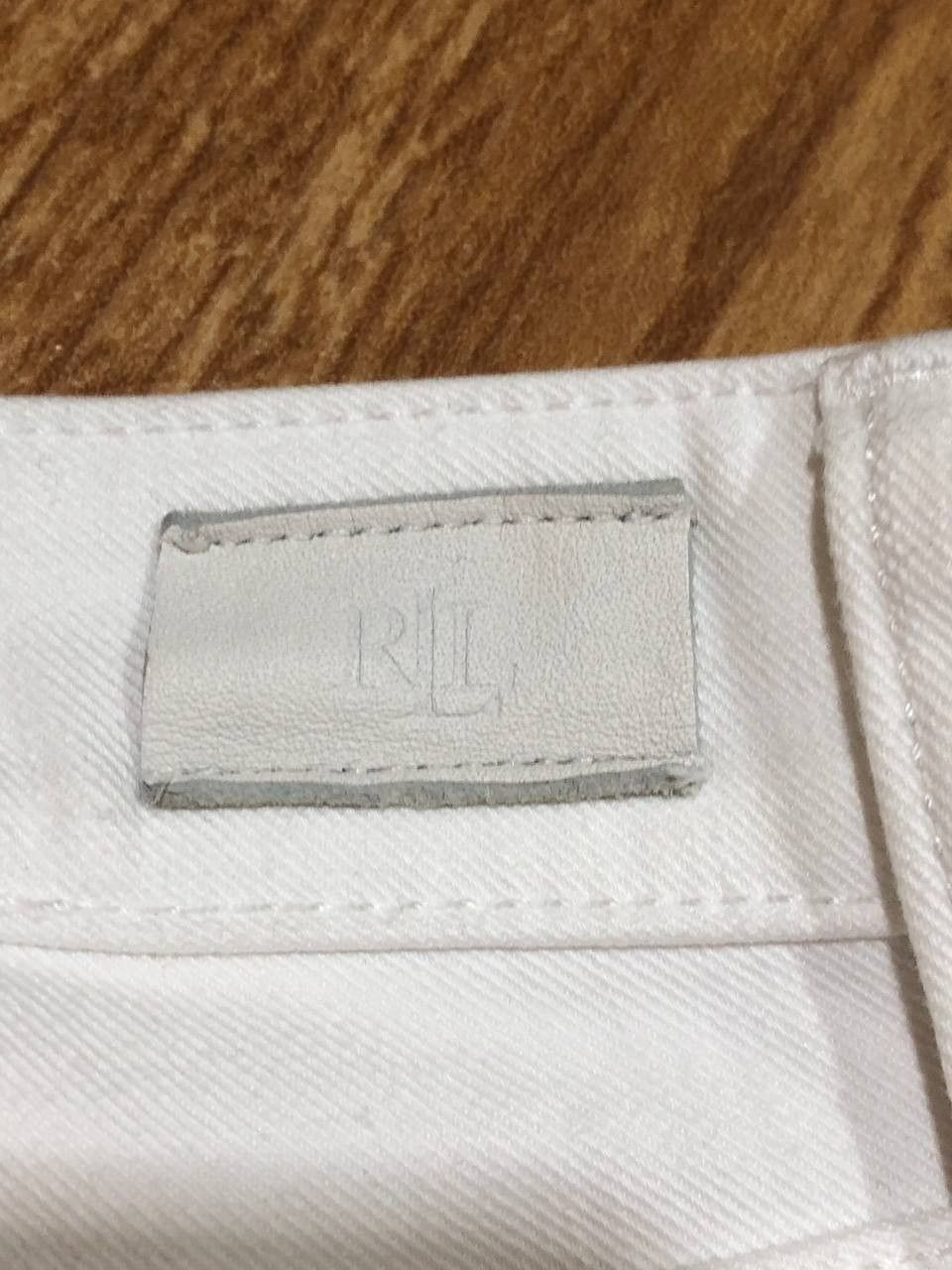 Lauren Ralph Lauren LRL White Jeans Y2K Lauren Ralph Lauren Streetwear Size 32" / US 10 / IT 46 - 8 Thumbnail