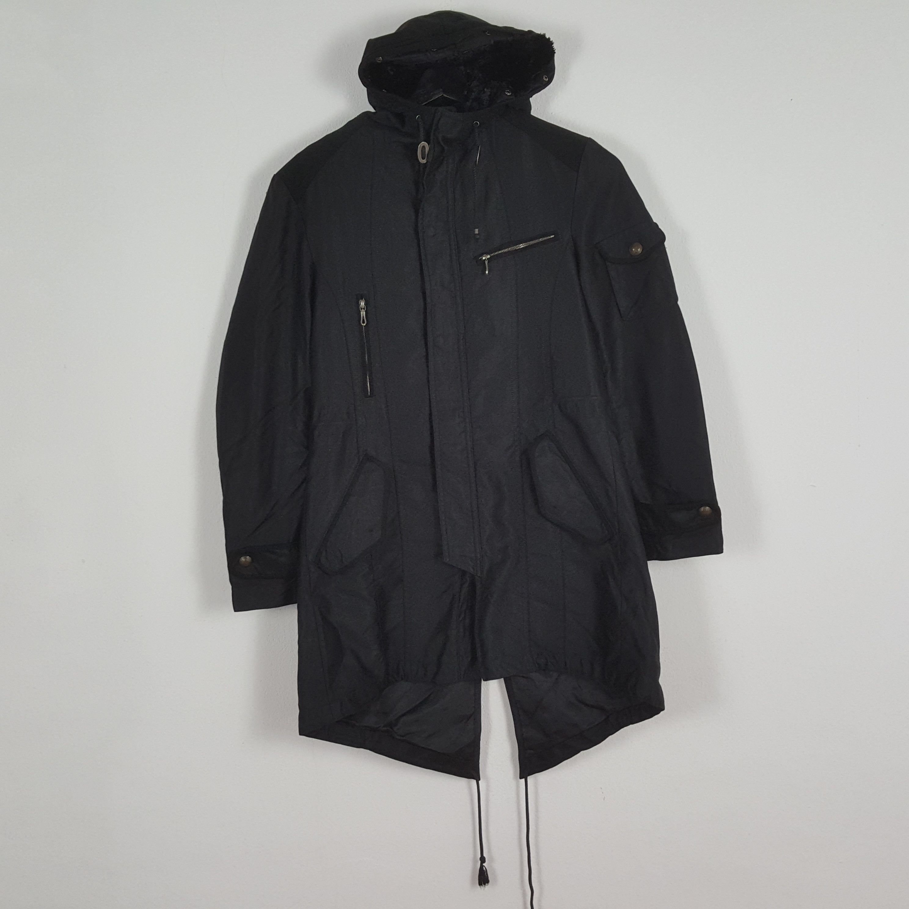 5351 POUR LES HOMMES × Japanese Brand × Vintage 5351 POUR LES HOMMES Winter Fashion Style Parkas Jacket Size US M / EU 48-50 / 2 - 1 Thumbnail