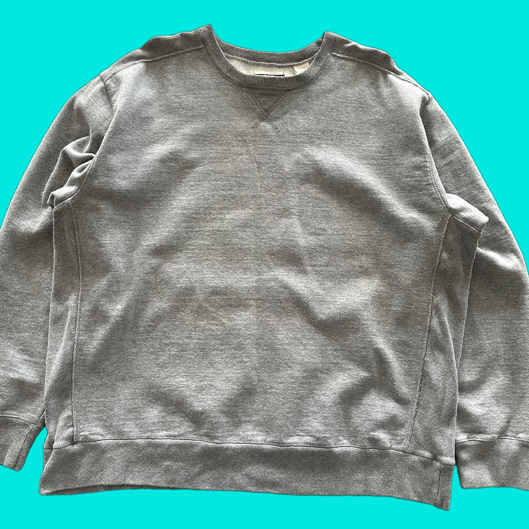 Gap VINTAGE Gap Sweatshirt Mens 2XL Gray Crewneck Pullover Knit Cotton Polyester Fleece Size US XXL / EU 58 / 5 - 1 Thumbnail