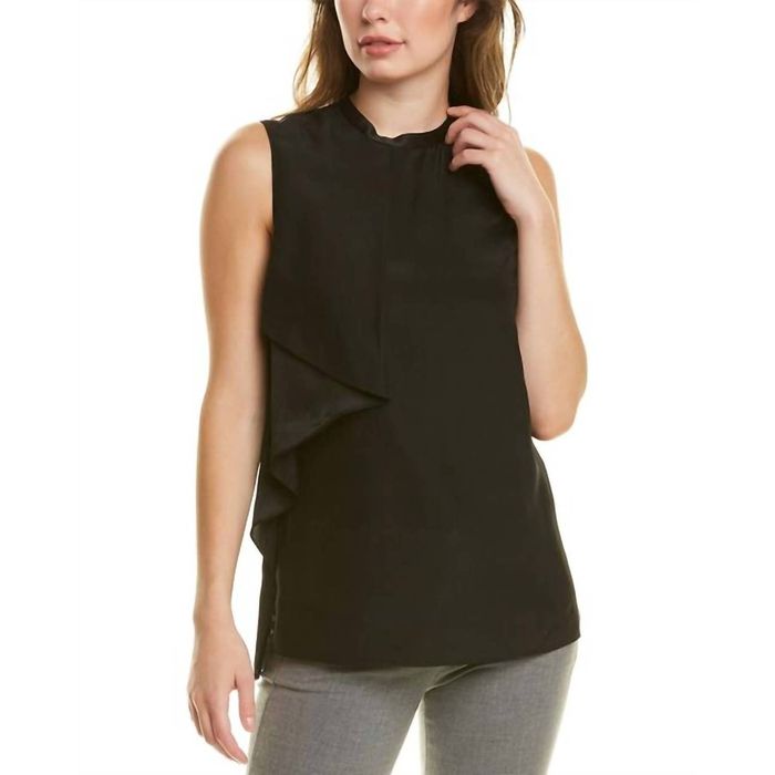 Elie Tahari Whitney Silk Blouse In Black | Grailed