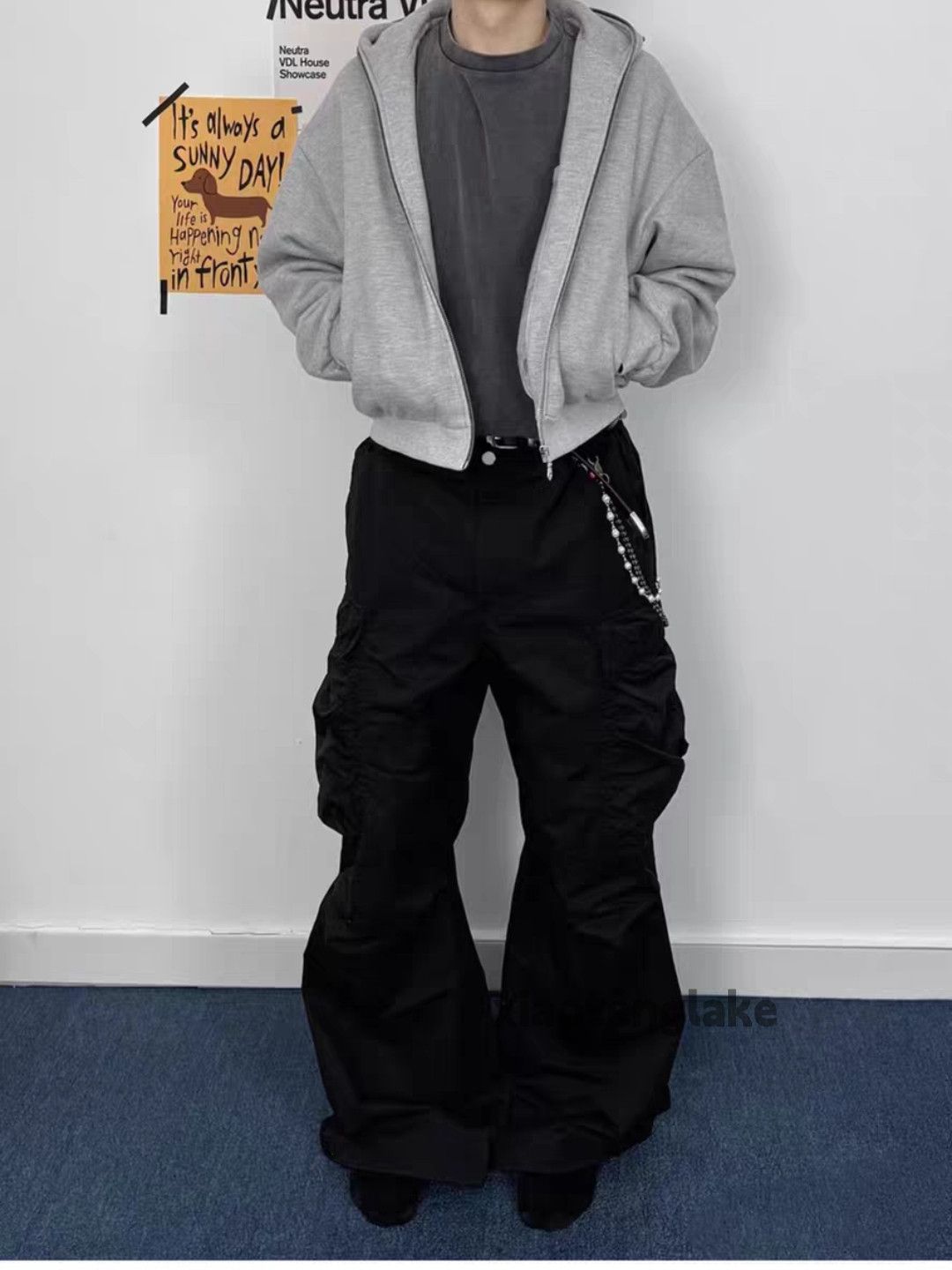 Vintage ltx Balenciaga rickowens style baggy pleated cargo pants Size US 30 / EU 46 - 2 Thumbnail