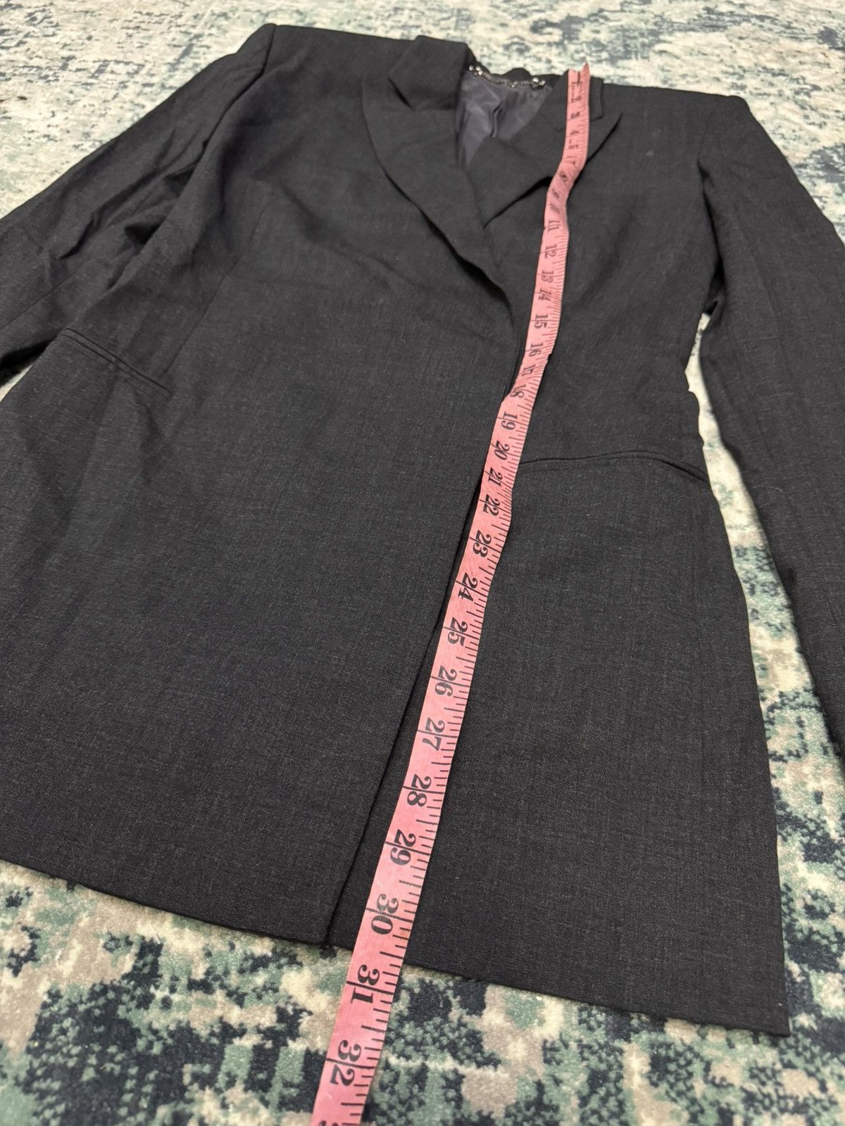 Gucci GUCCI DOUBLE BREASTED GABARDINE LANA WOOL BLAZER JACKET Size XS / US 0-2 / IT 36-38 - 8 Thumbnail