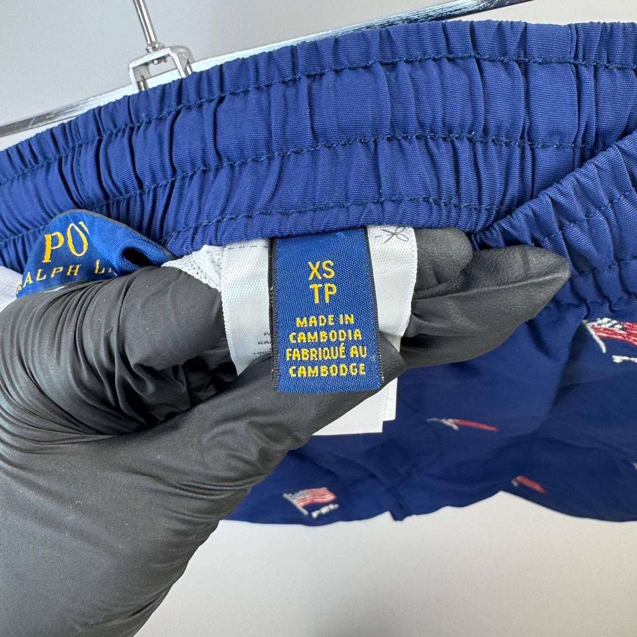 Polo Ralph Lauren Polo Ralph Lauren Swim Shorts USA Flag Embroidered Blue XS Size US 30 / EU 46 - 3 Thumbnail