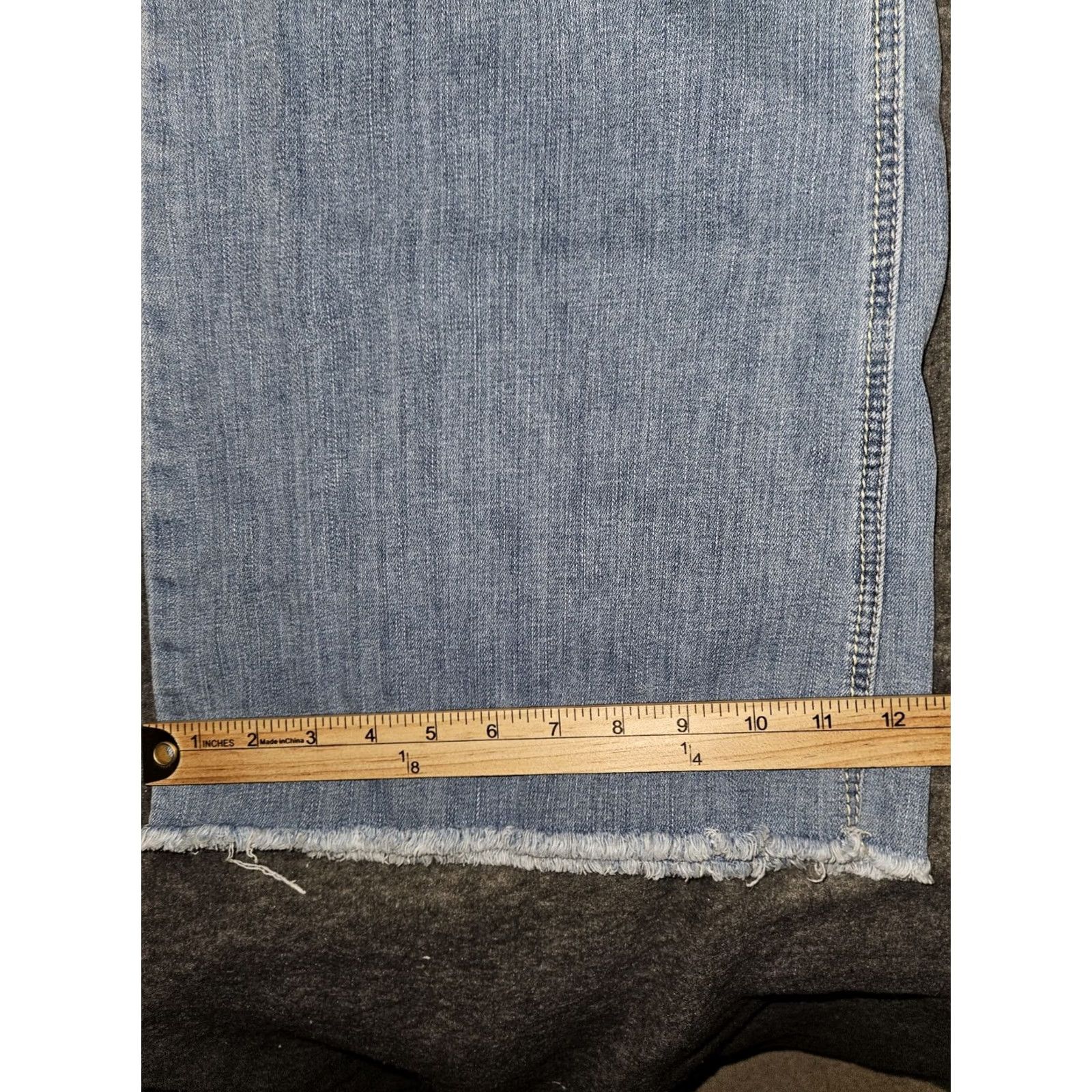Ariat Ariat Real Regina Bootcut Jeans Women's 24W High Rise Blue Frayed Western Jeans 32in inseam Plus Womens Size 42" / US 20 - 6 Thumbnail