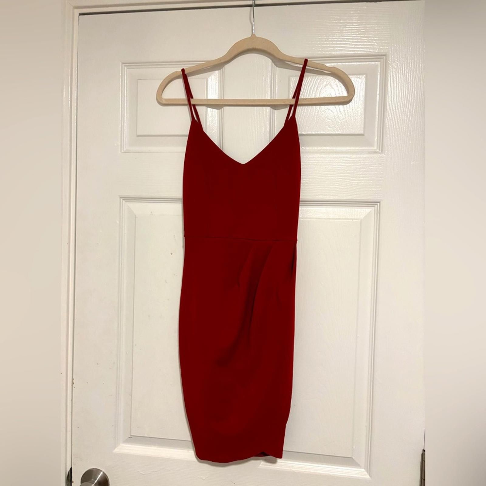 Lulus Lulu's Striking Red Mini Dress Size XS / US 0-2 / IT 36-38 - 1 Thumbnail
