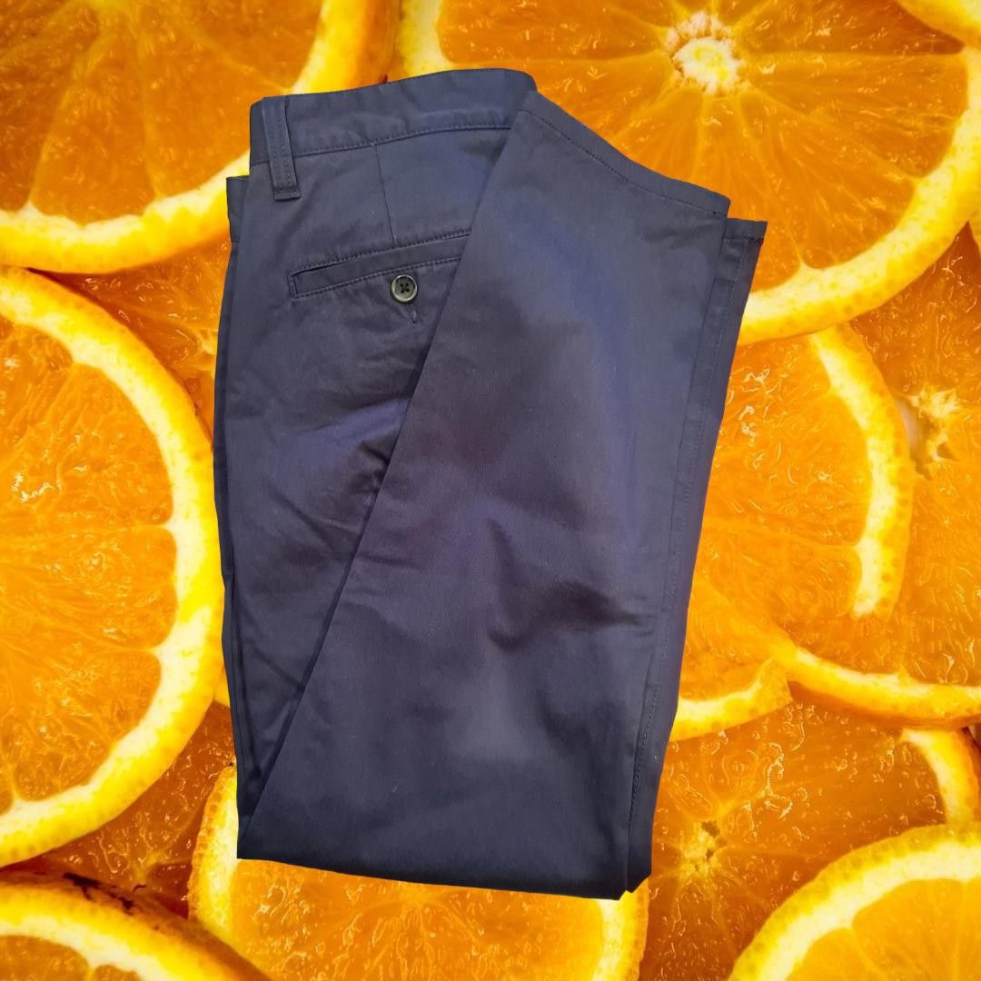 Other New Under 5'10 Premium Cotton Stretch Chino Navy Size 32/25 Size US 32 / EU 48 - 2 Thumbnail