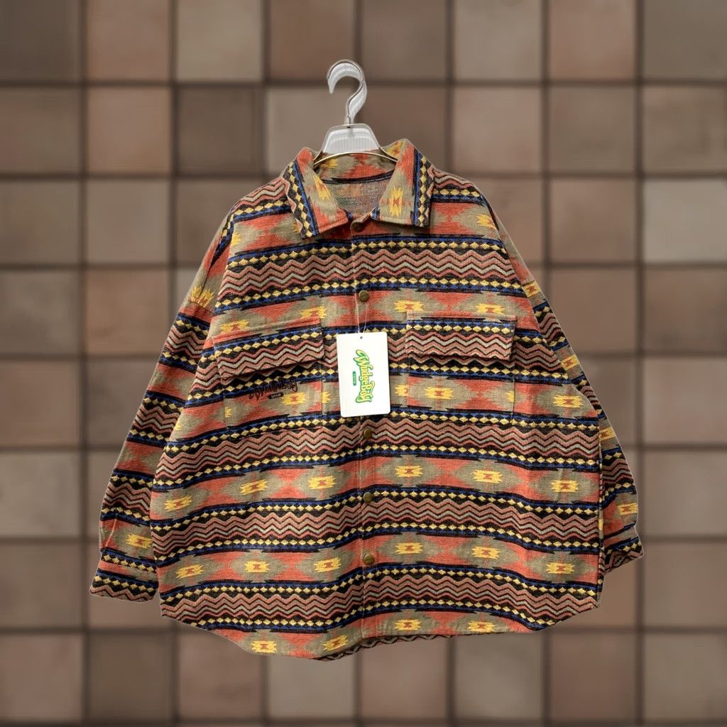 Vintage WudgeBOY Jacket Men L Beige 80% polyester 20% Cotton Size US L / EU 52-54 / 3 - 1 Thumbnail