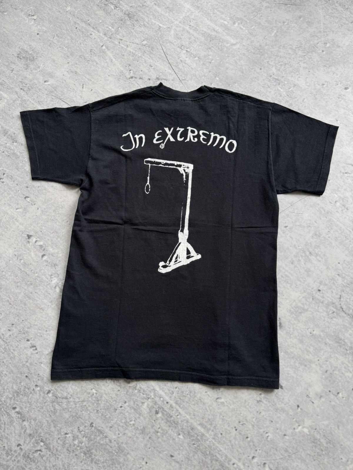 Designer × Vintage Vintage In Extremo t-shirt 00s tour Fruit Of the Loom Size US M / EU 48-50 / 2 - 2 Thumbnail