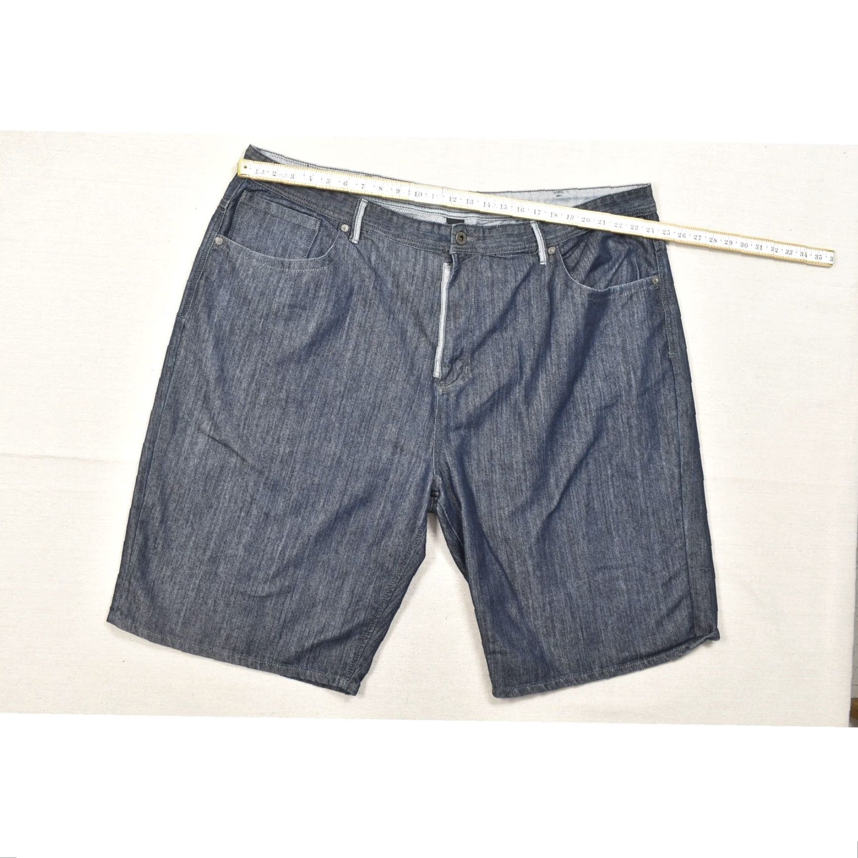 Sean John Sean John Men's Denim Shorts Blue Cotton Blend Baggy Hip Hop 50 Waist Casual 50B Men Baggy Hip Hop Shorts Size US 34 / EU 50 - 3 Thumbnail