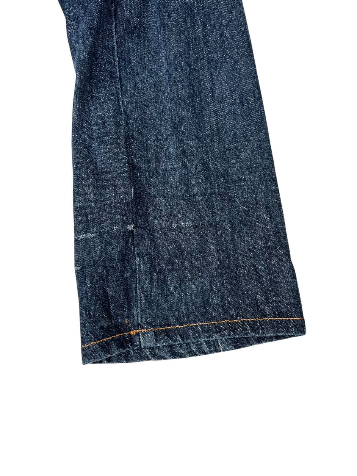 Vintage Double Waist Nylaus Clothing Japan Twisted Leg Denim Jeans Size US 31 - 17 Thumbnail