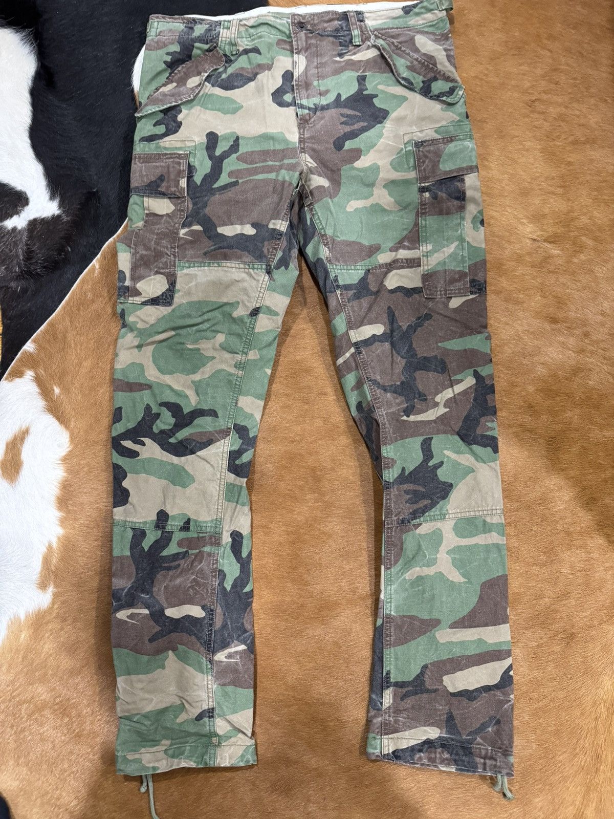 Polo Ralph Lauren Slim Fit Camo Canvas Cargo Pants