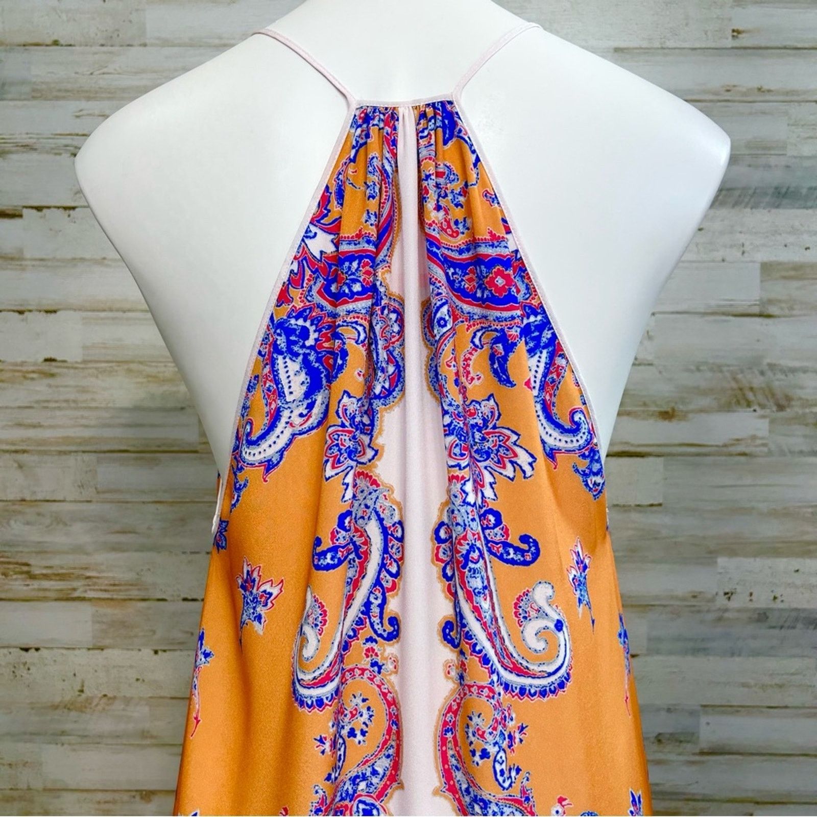 Clover Canyon Clover Canyon Halter Scarf Maxi Dress Size S Sleeveless Size S / US 4 / IT 40 - 9 Thumbnail