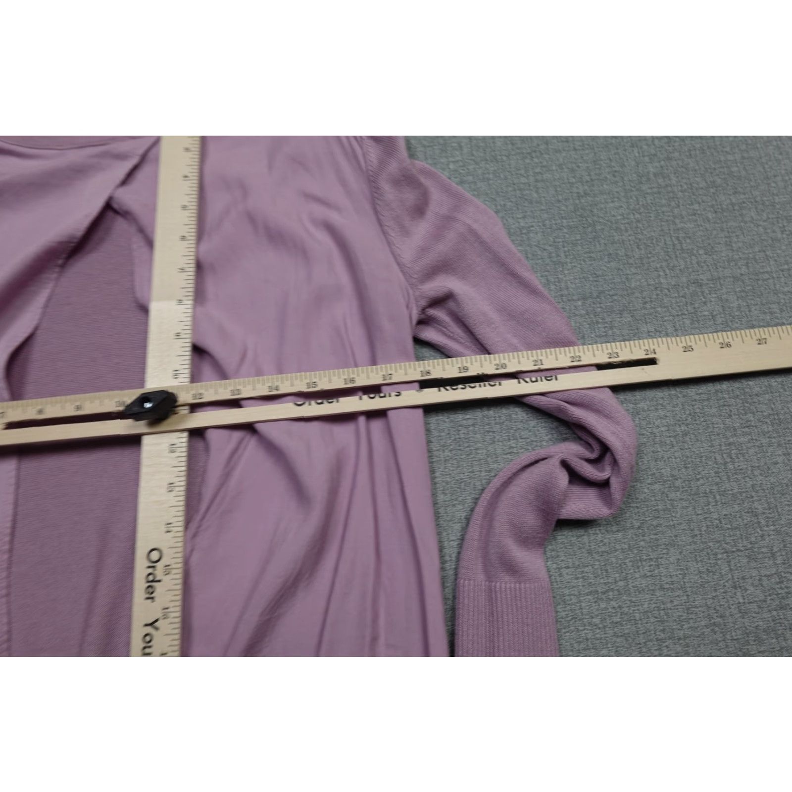 Lululemon Lululemon Knit Sweater Womens Medium Purple Long Sleeve Open Back Draped Soft Size M / US 6-8 / IT 42-44 - 5 Thumbnail