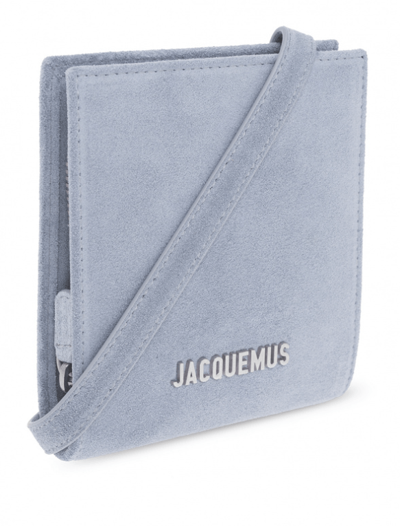 Jacquemus o1mle0625 Size: OS / Le Gadjo Wallet in Light Grey Size ONE SIZE - 3 Thumbnail