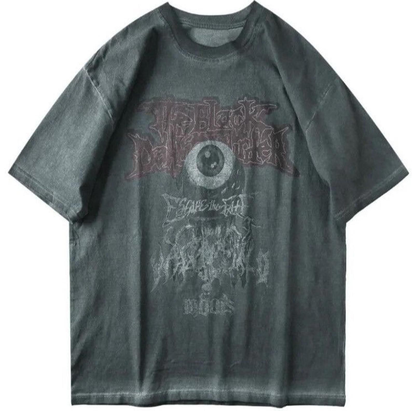 Japanese Brand Evil Eye Print Graphic Streetwear T Shirt Size US M / EU 48-50 / 2 - 1 Thumbnail