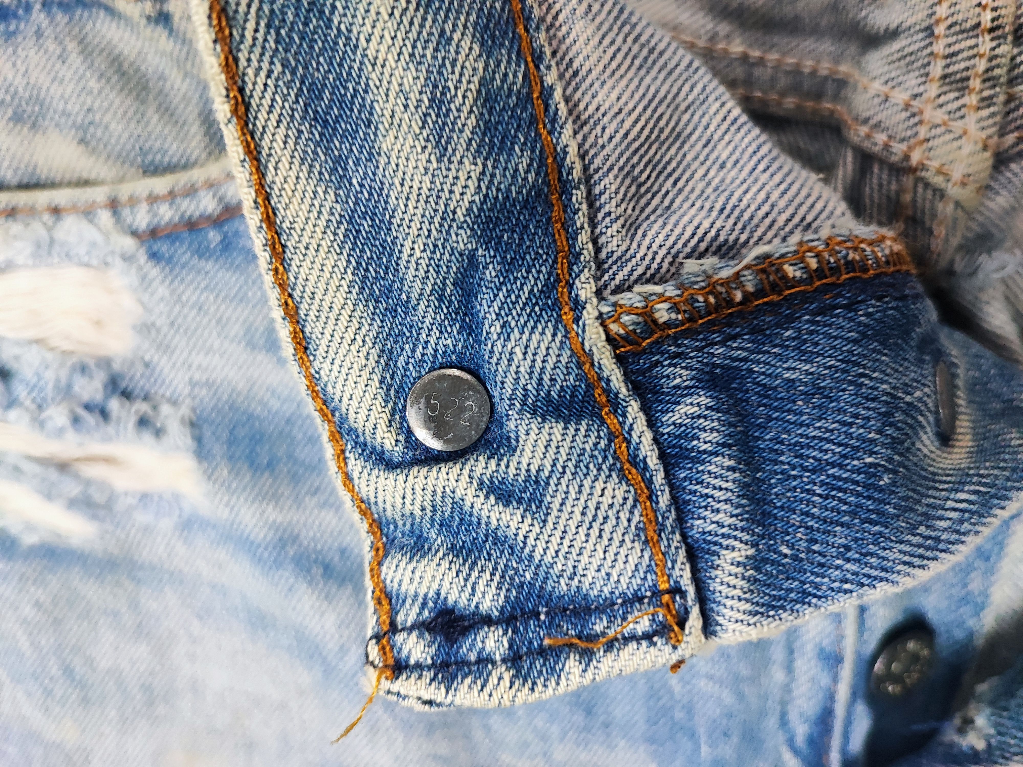 Levi's Vintage 80s Levis 501 0115 Sun Faded Jeans Size US 26 / EU 42 - 11 Thumbnail